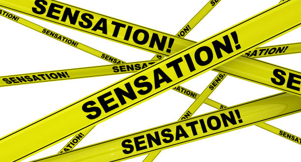istock Sensation! Yellow warning tapes 1133245300