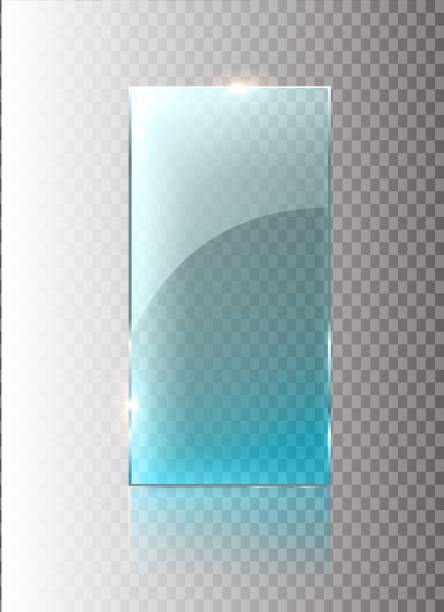 istock Glass transparent banner. Vector glass plates with a place for inscriptions isolated on transparent background. Flat glass. Realistic 3D design. Vector transparent object . 1133246999