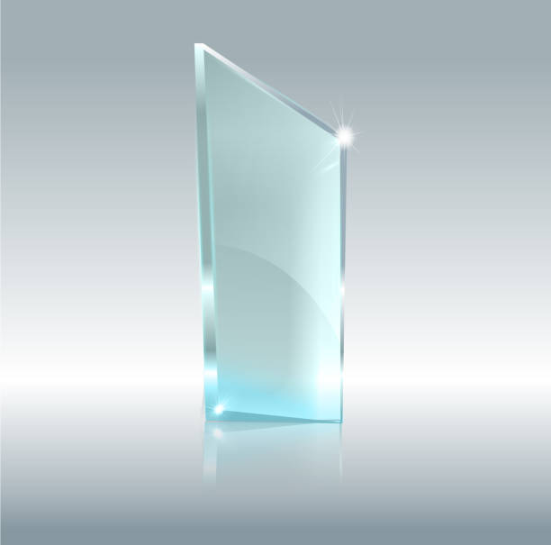 istock Glass transparent banner. Vector glass plates with a place for inscriptions isolated on transparent background. Flat glass. Realistic 3D design. Vector transparent object . 1133247079