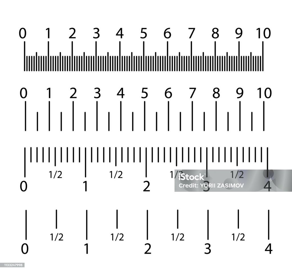 Inch And Metric Rulers Set Centimeters And Inches Measuring Scale Cm  Metrics Indicator Precision Measurement Centimeter Icon Tools Of Measure  Size Indication Ruler Tools Stock Illustration - Download Image Now - iStock
