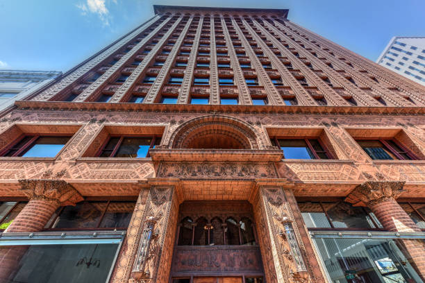 guaranty building - buffalo, new york - 1896 foto e immagini stock