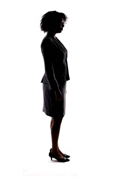 istock Black Businesswoman Silhouette 1133254206