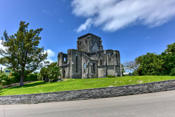 istock Unfinished Church - Bermuda 1133266072