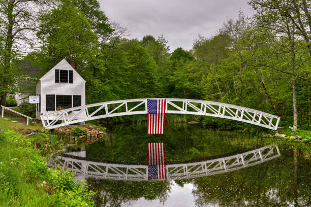 istock Somesville, Mount Desert Island Footbridge 1133271542