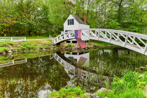 istock Somesville, Mount Desert Island Footbridge 1133271607