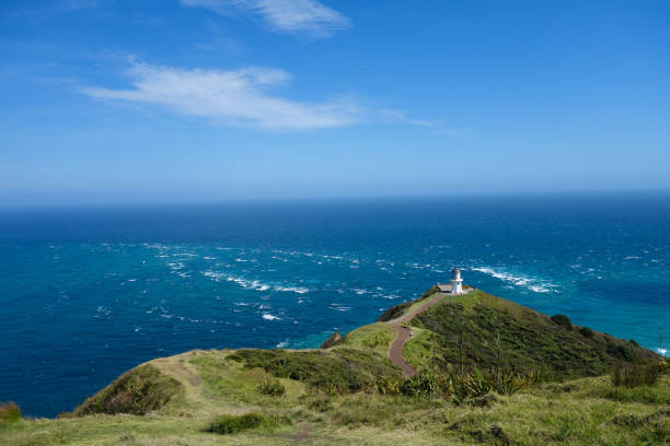 Lonely lighthouse of Cape Reinga, New Zealand
