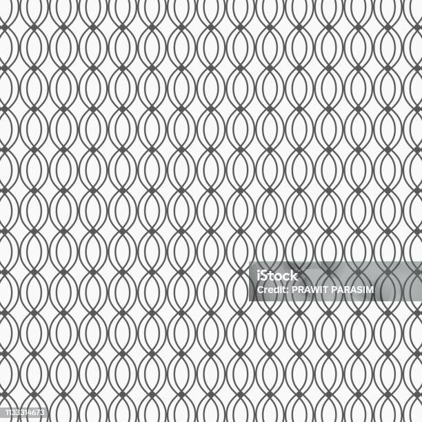 Geometric Linear Pattern Repeating Pointed Oval Line Clean Pattern ...
