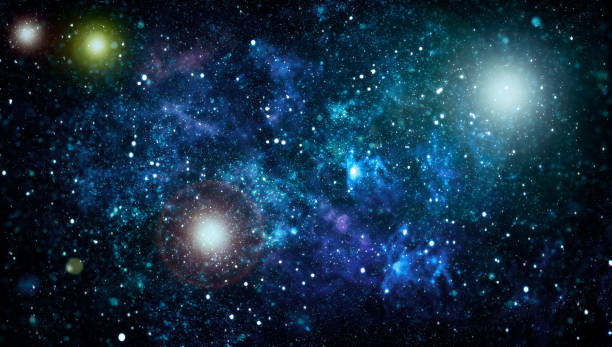 istock Panoramic looking into deep space. Dark night sky full of stars. The nebula in outer space. 1133317579