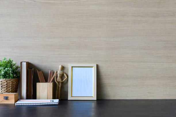 istock Workspace office desk and decoration with copy space. 1133318798