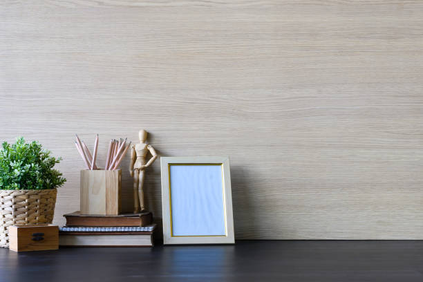 istock Workspace office desk and decoration with copy space. 1133318800
