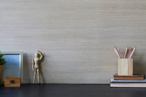 istock Workspace office desk and decoration with copy space. 1133318815