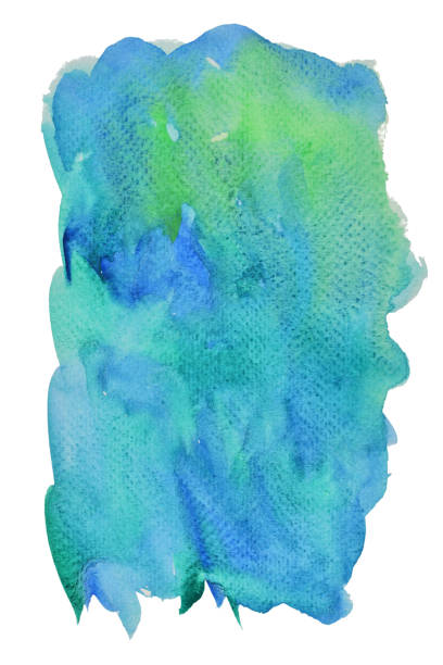 istock Abstract pattern blue and green color on white background 1133326731