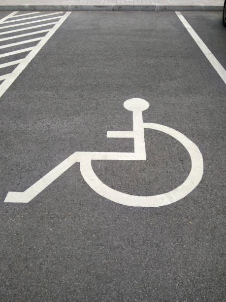 istock Free space Handicapped parking spot 1133332867