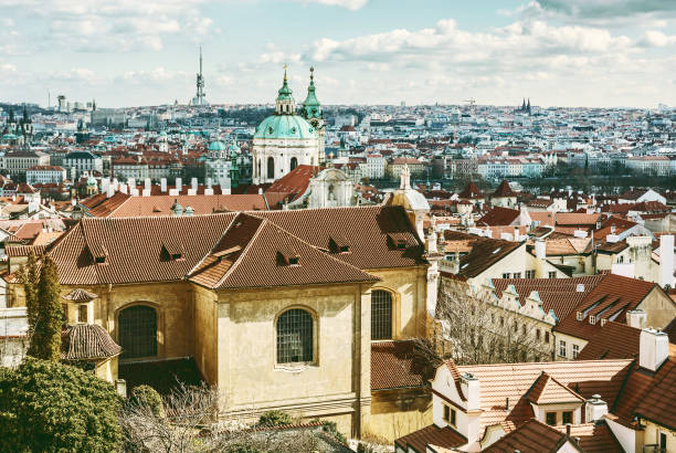 istock Beautiful Prague city, Czech, old filter 1133333259