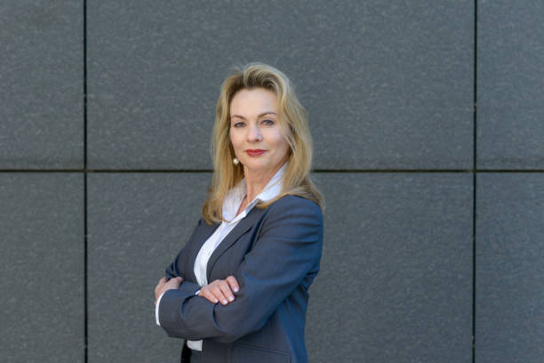 istock Confident smart businesswoman with folded arms 1133334808