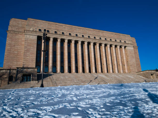 istock Winter in Helsinki, Parliament 1133336235