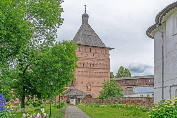 View of the Spaso-Efimiev monastery.  Russia, Suzdal, 22 July 2017