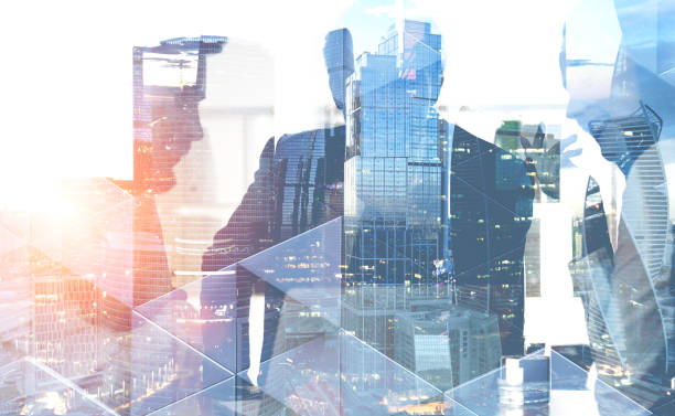 istock Brainstorming people in modern city 1133338496