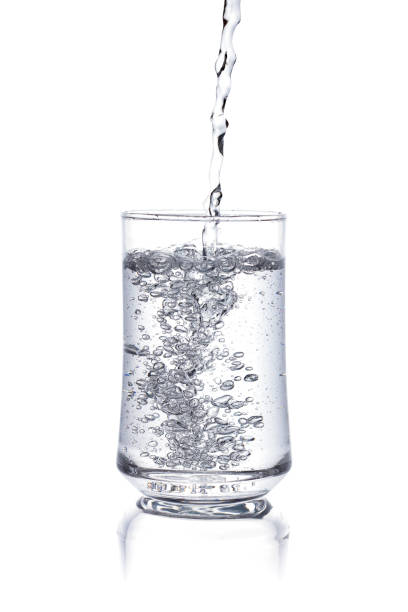 istock Glass of water on isolate background 1133340312