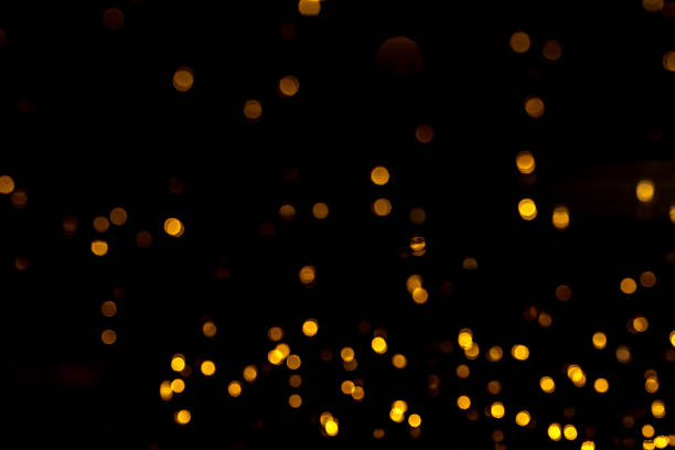 istock Gold glittering star light and bokeh. Abstract background. 1133341993