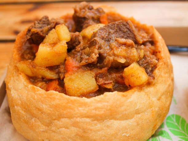 istock Goulash served in bread - Budapest, Hungary 1133348253