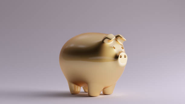 istock Gold Piggy Bank 1133350178