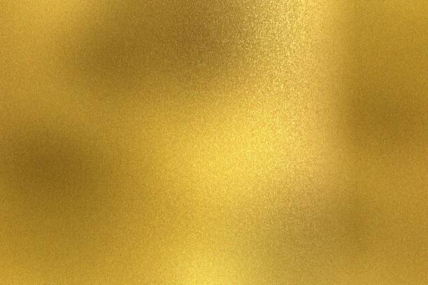 istock Abstract background, shiny bronze steel plate texture 1133352935