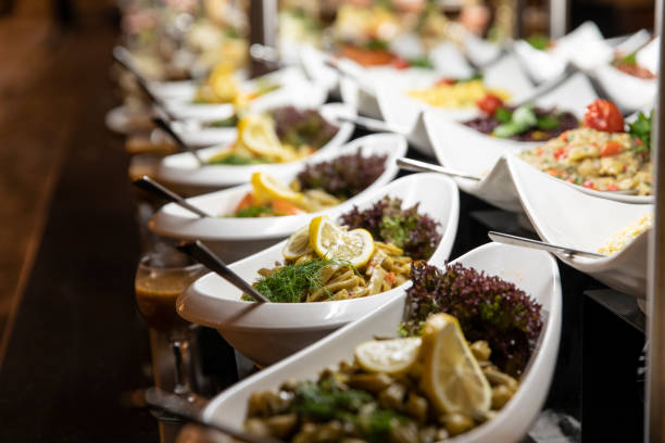 istock Cold buffet, salad and olives 1133353942