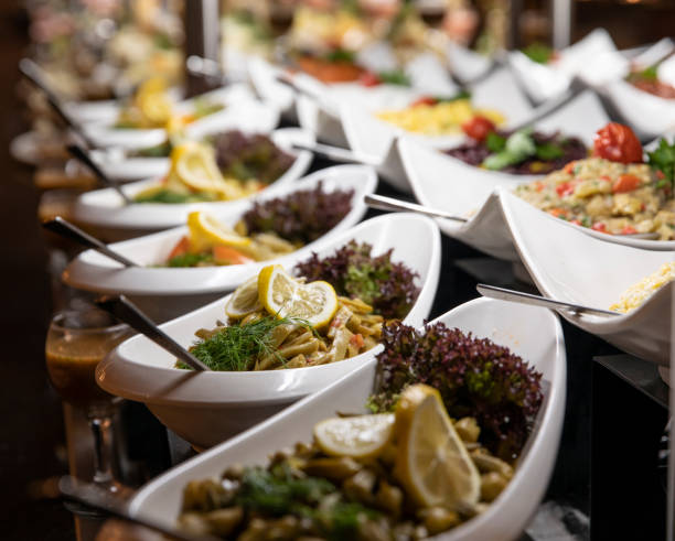 istock Cold buffet, salad and olives 1133353952