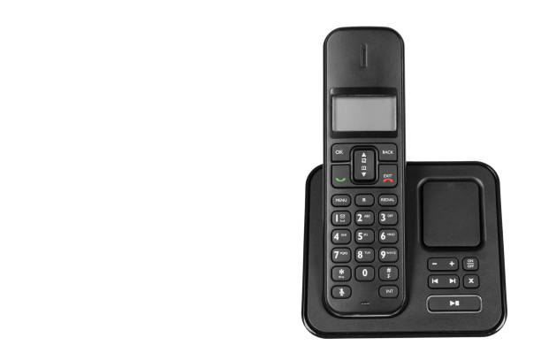 istock modern landline cordless phone, old technology concept. 1133359771