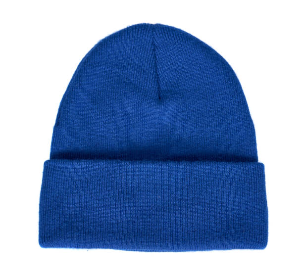 istock Knitted wool hat, head accessory clothing, isolated 1133360942