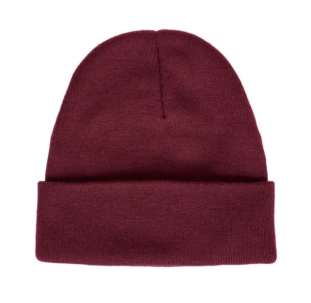 istock Knitted wool hat, head accessory clothing, isolated 1133362090