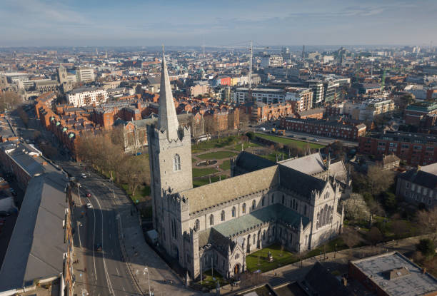 istock Drone shot of St.Patrick's Cathedral 1133363878