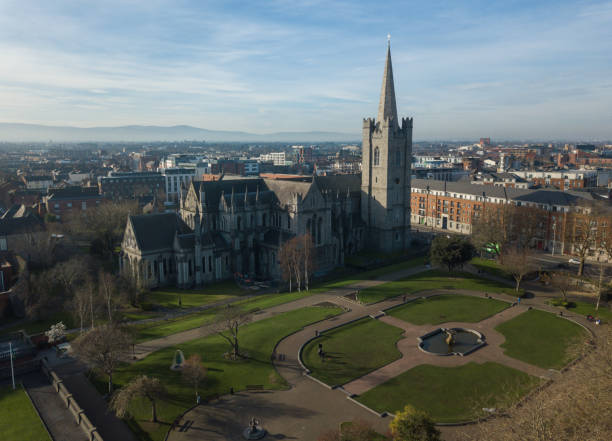 istock Drone shot of St.Patrick's Cathedral 1133363879
