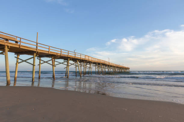 istock Fishing pier in a coastal landscape 1133365153
