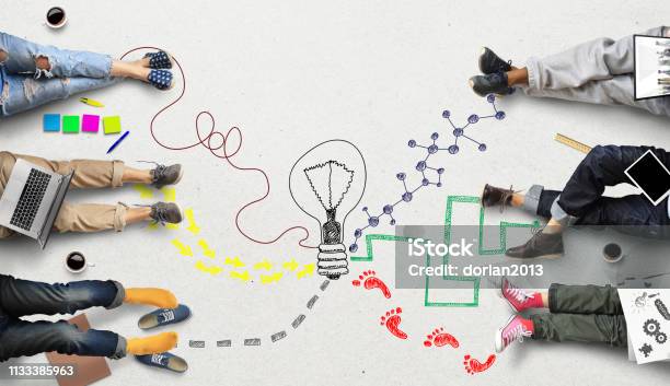 Teamwork Of The Staff Stock Photo - Download Image Now - Creativity, Teamwork, Education