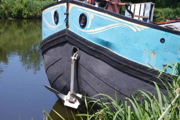 istock The old wooden barge 1133387229