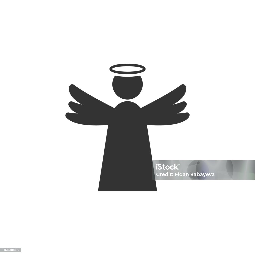 angel, easter icon can be used for web, logo, mobile app, UI, UX angel, easter icon can be used for web, logo, mobile app, UI UX Angel stock vector