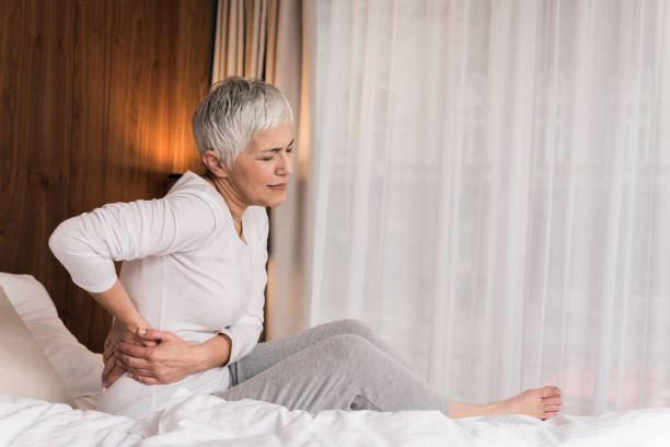 istock Mature woman having back pain 1133389617