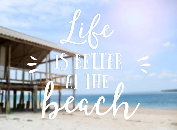 To the beach sign