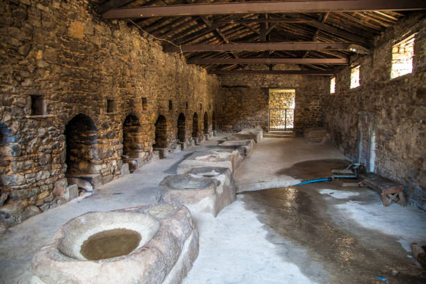 istock Derekoy village's public historical laundry 1133392800