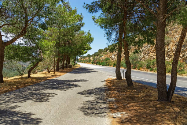 istock Scenic auto road to Rethymno, Greece, island Crete. 1133392857