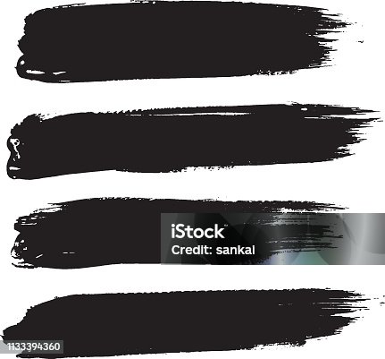 42,500+ Black Brush Stroke Stock Illustrations, Royalty-Free