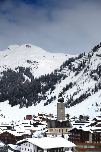 istock Skiing in Lech am Arlberg, Austria 1133400688