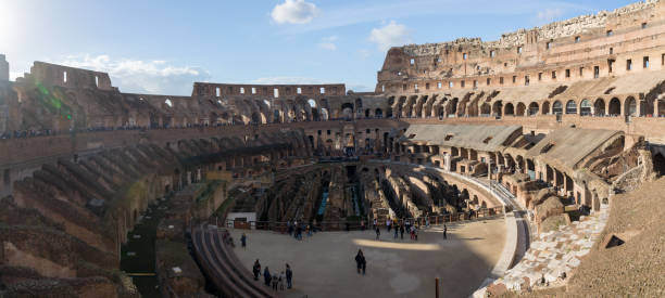 istock Interior of the Colosseum in Rome, Italy. 1133400856