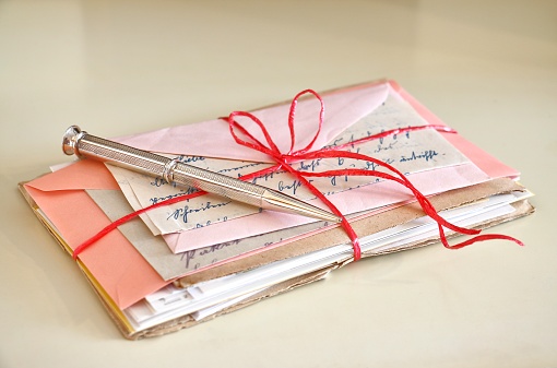 love letter package, bundled with pen