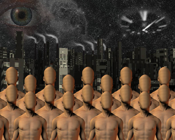 istock Eye watches over masses 1133405820