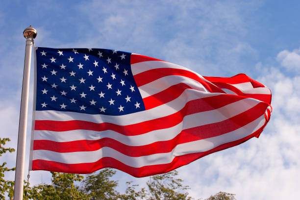 istock The flag of USA 1133406120