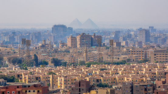 Pyramid, Pyramid Shape, Smog, Famous Place, Urban Skyline