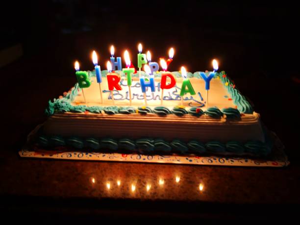 istock Birthday Cake and candles 1133415118